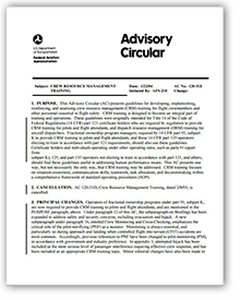 Crew Resource Management Training<br />AC 120-51E