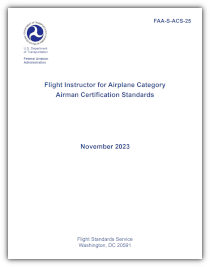 Flight Instructor for Airplane Category Airman Certification Standards