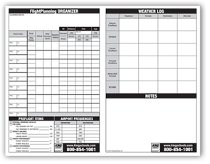 Navigation Log Form VFR