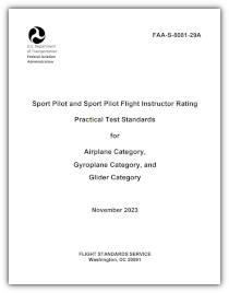 Sport Pilot Practical Test Standards for Airplane<br />FAA-S-8081-29A
